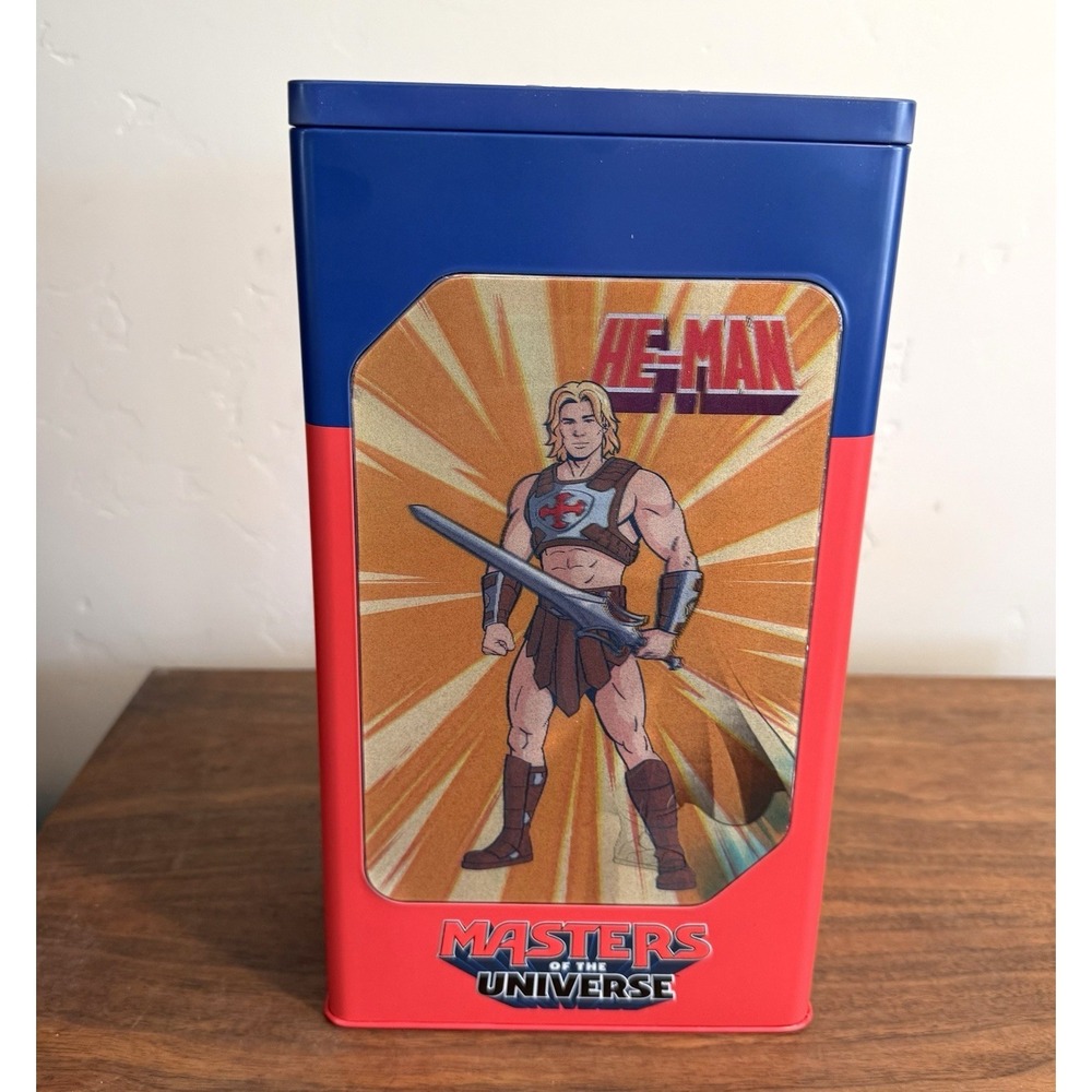 Masters of the Universe Movie He-Man Toy Box Popcorn Tin w/ Lenticular Window